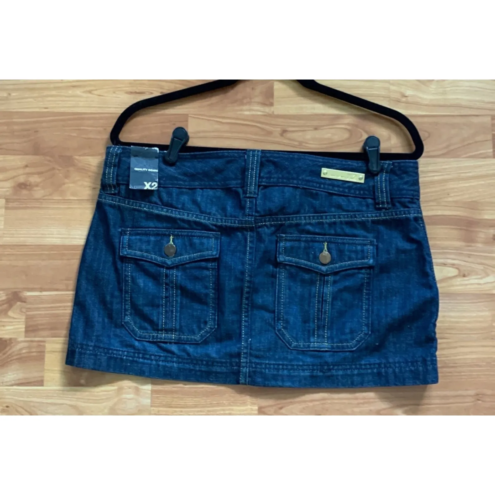 X2 Denim Mini Skirt‎ - Image 3