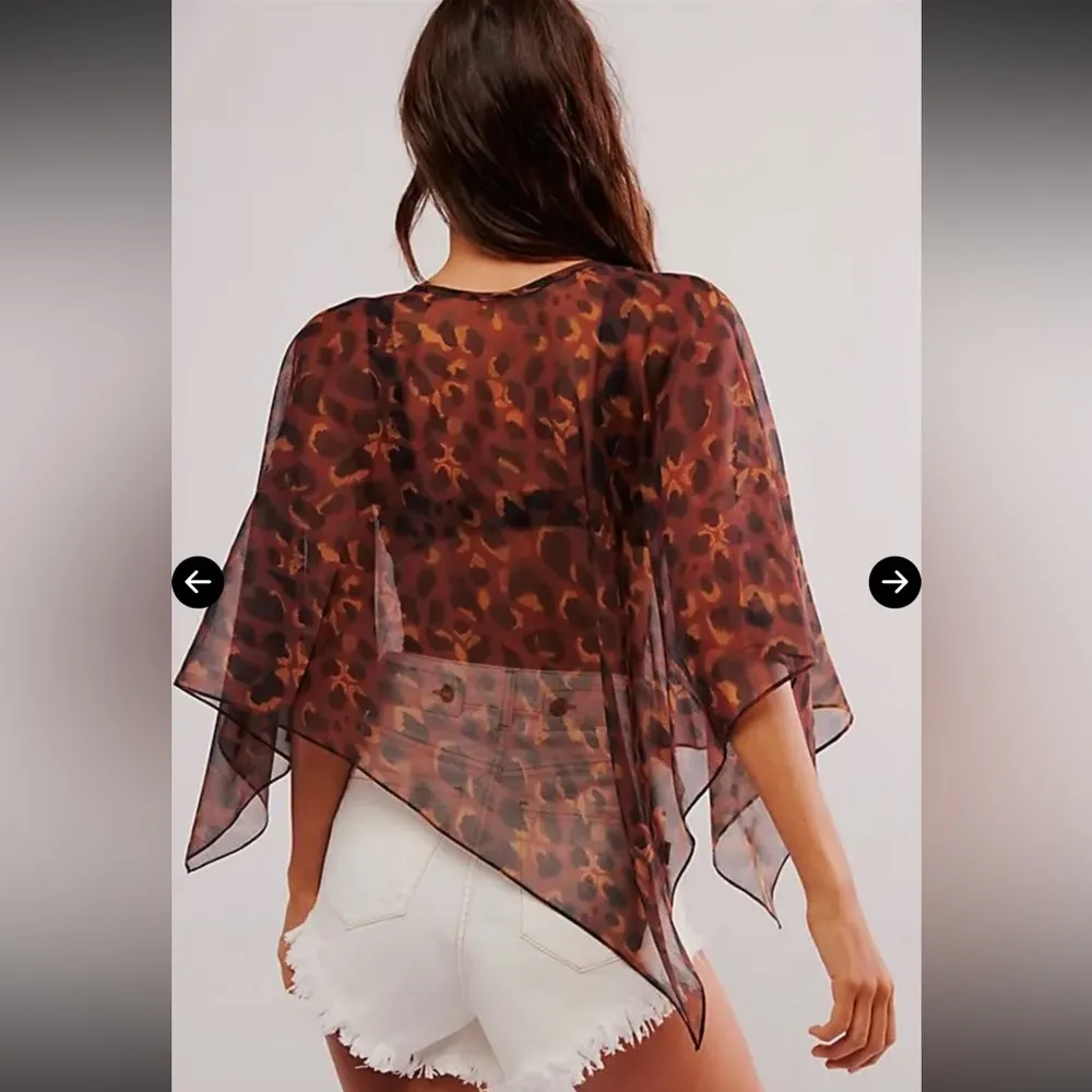 NWOT free people Angel Wing Poncho - Image 5