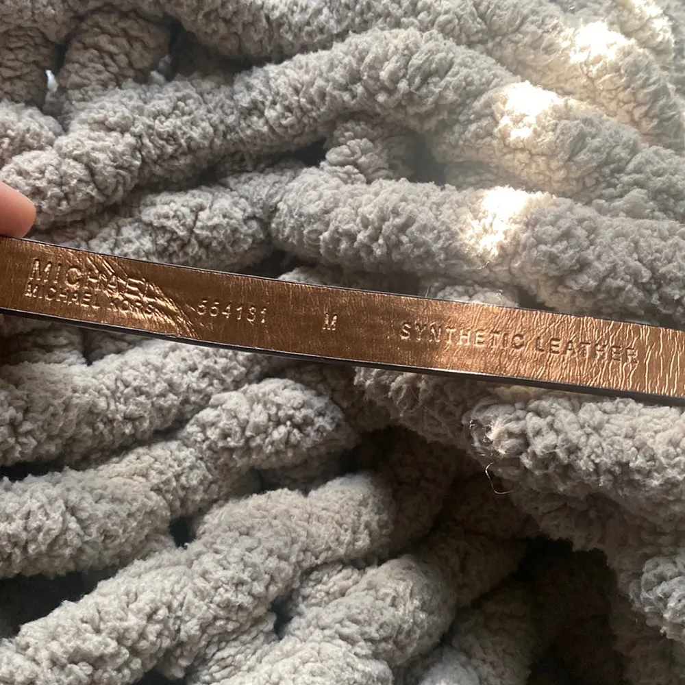 Black leather MK belt bag - Image 9