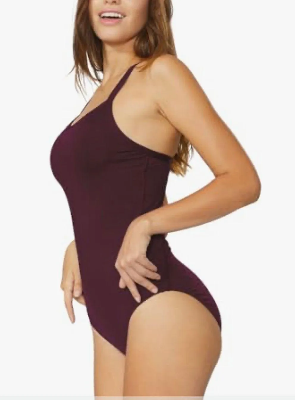 Baleaf Women's Athletic Training Adjustable Strap One Piece Swimsuit Swimwear Bathing Suit - Image 2