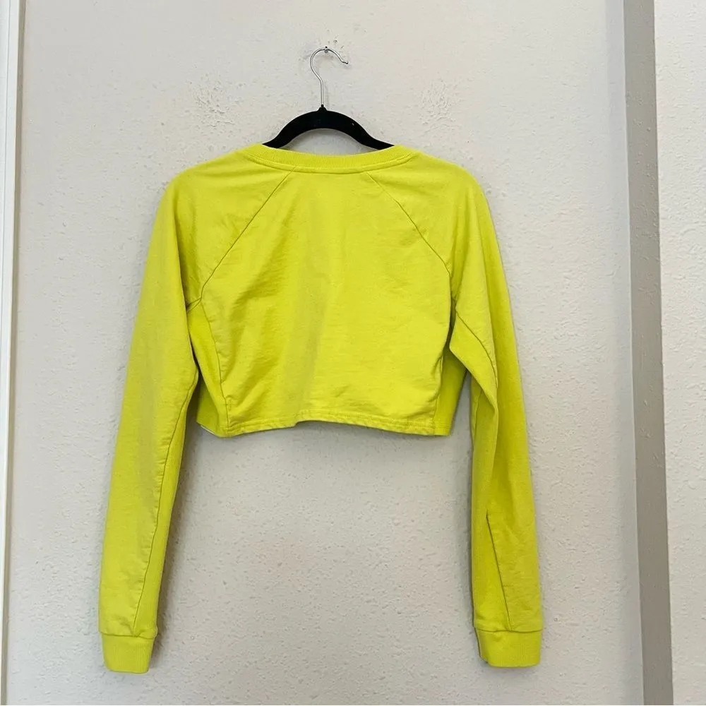 Gymshark  Long Sleeve Cropped Sweatshirt Top Size Medium - Image 4