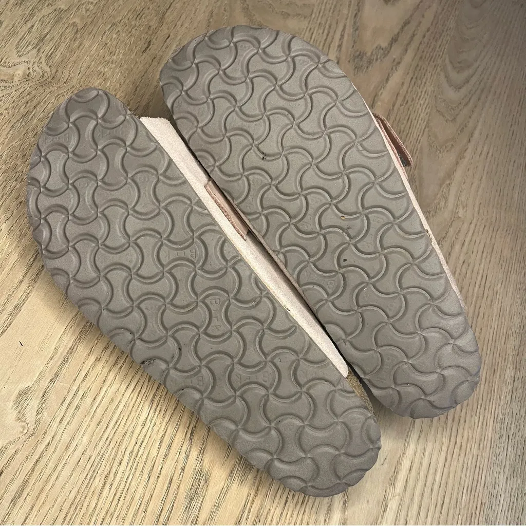 Birkenstock Kyoto Blush Pink Suede Slide Sandals Size 42 Women’s 11 - Image 9