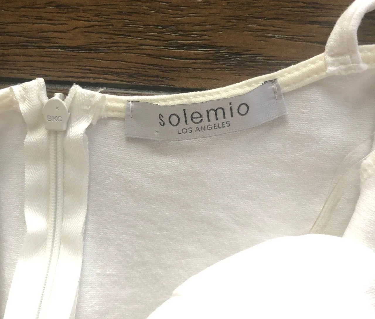 LA bodycon white dress, size S. - Image 5