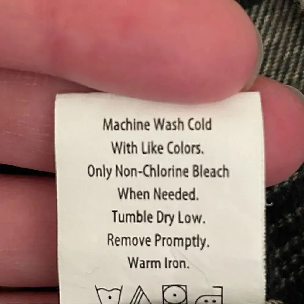 Burnside Embroidery “Founders Brewing Co” Plaid Long Sleeves Flannel Shirt SZ L - Image 4