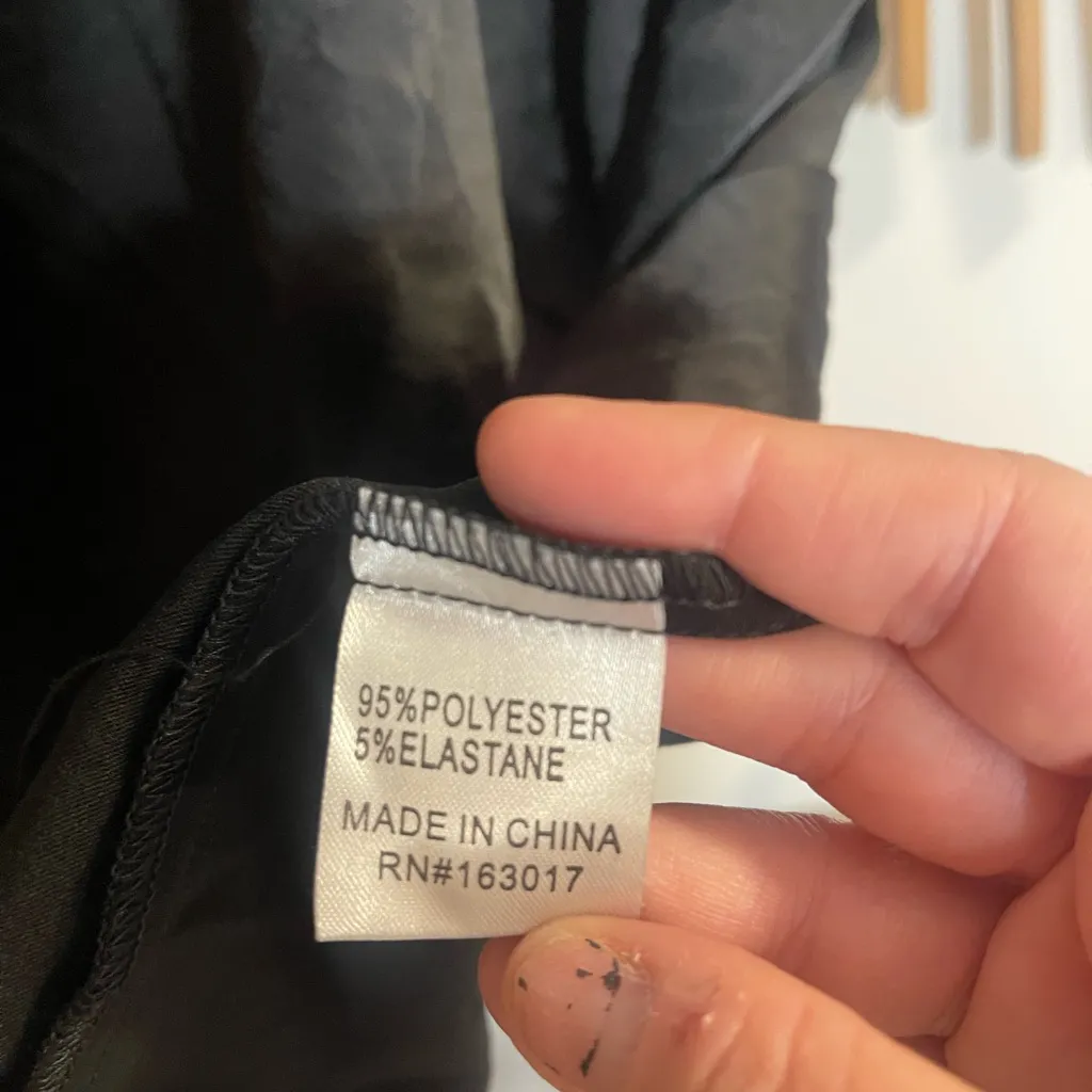 Princess Polly Black Satin Maxi Skirt with Ruching at Waist Sz 8 Goth Emo - Image 3