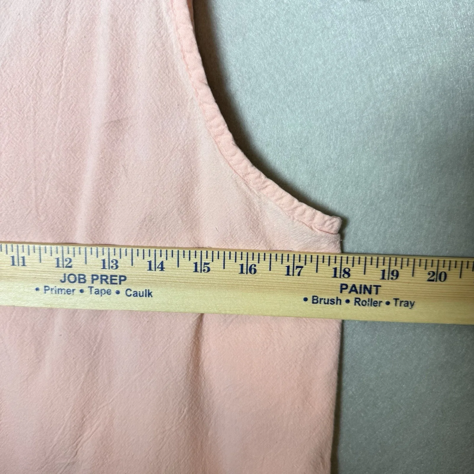 At Last Henley Tank Top 100% Cotton Sleeveless Boho Chic Tank Top Large - Image 7