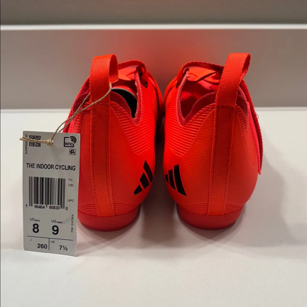 Adidas The Indoor Cycling Shoe Women’s Size 9 Neon Orange New with tags! - Image 5