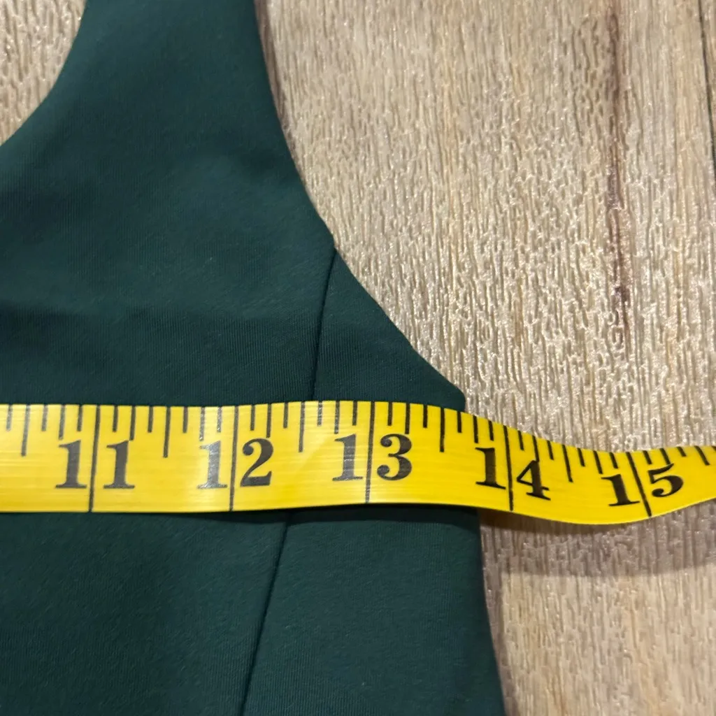 NWT Girlfriend Collective Paloma Racerback Workout Dress Earth Green Size M - Image 4