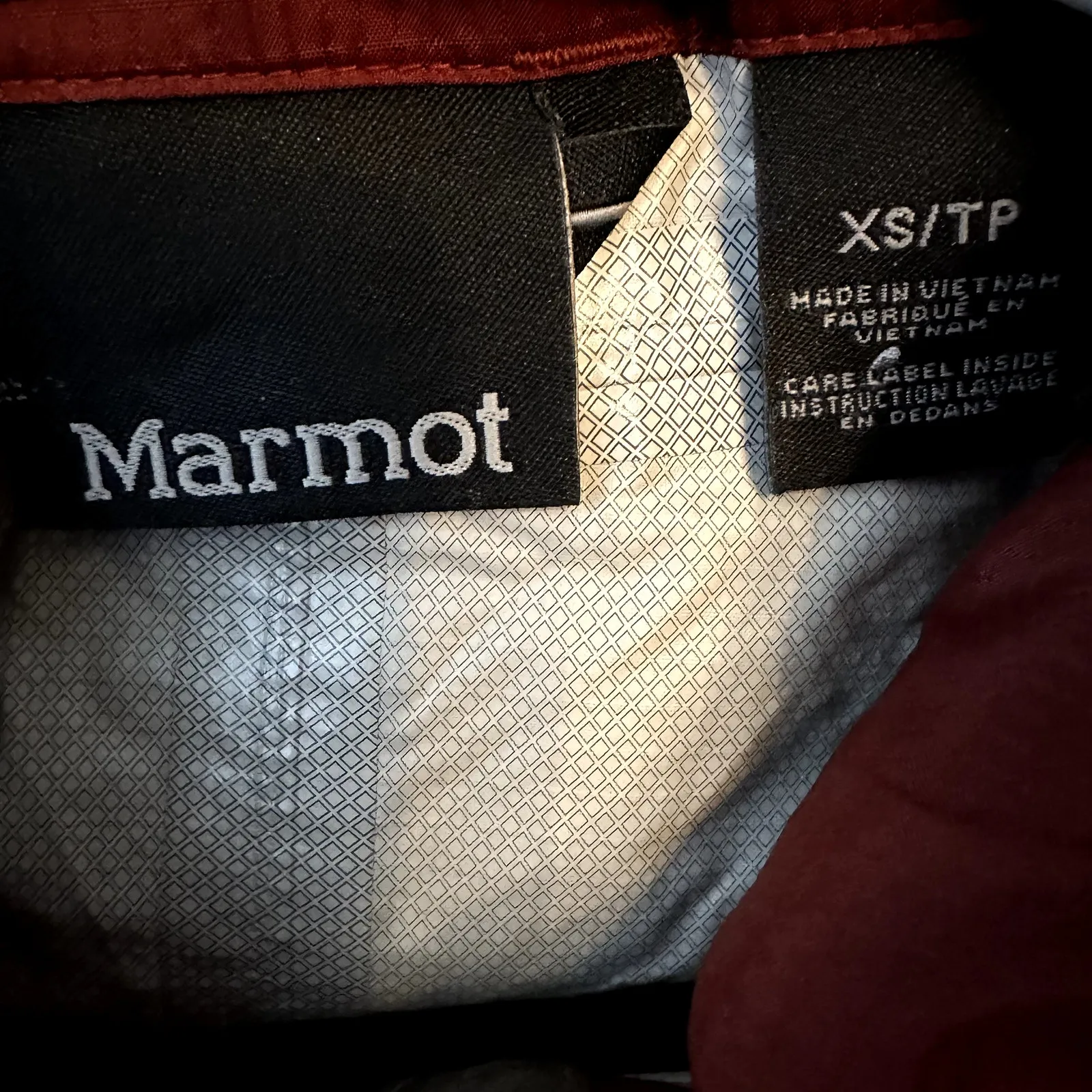 Marmot Precip Rain Jacket Hood Lightweight Full Zip Pockets Waterproof Black XS - Image 5