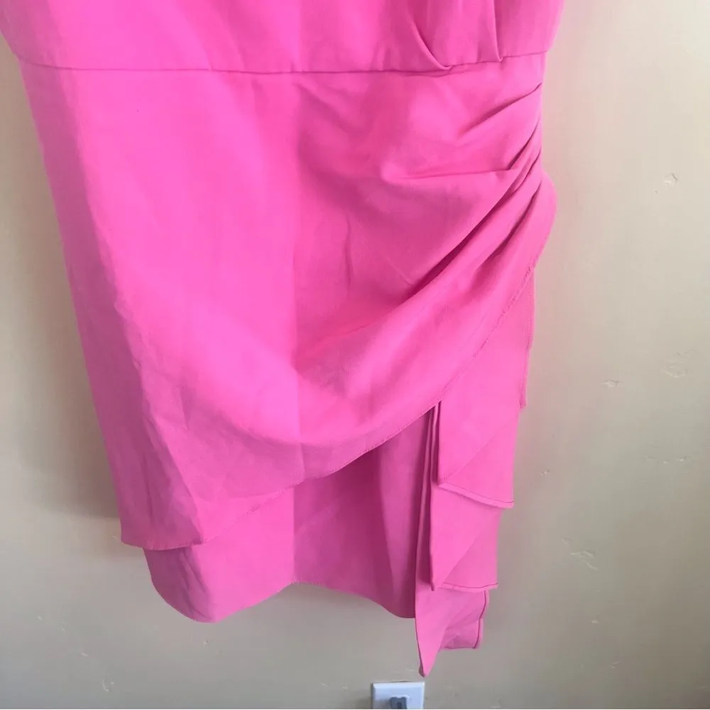 NWT BCBGeneration Mini Bodycon Dress in Begonia Pink Size 10 Formal Wear Wedding - Image 5