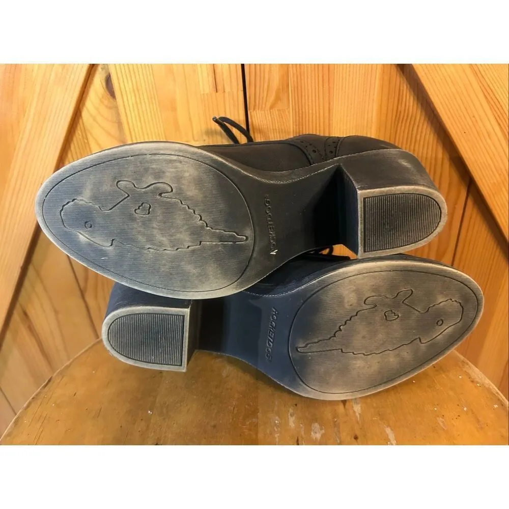 Rocket Dog Selina Shoes Black Oxford Chunky Heel Womens Size 9 - Image 7