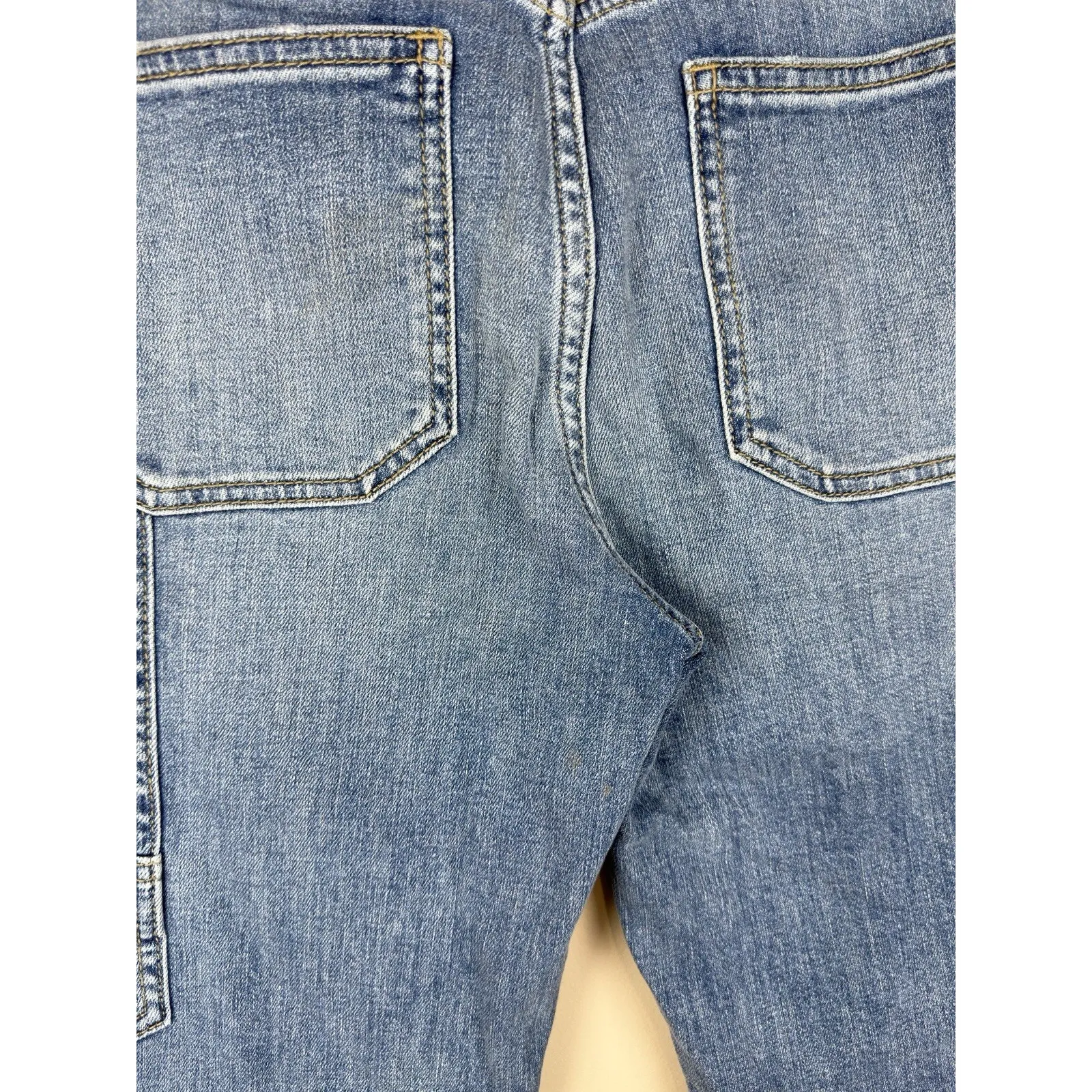 Eunina Women’s Codi Super High Rise Dad Cargo Jeans Straight Leg 3/26W - Image 9