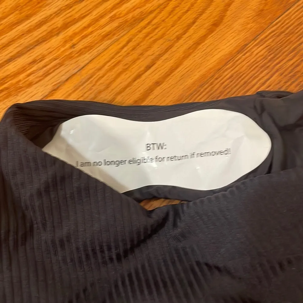 Andie The Crane One Piece Rib‎ Swimsuit Black Size L NWT - Image 5