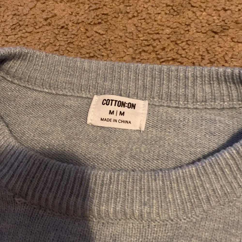 Cotton on blue sweater M - Image 5