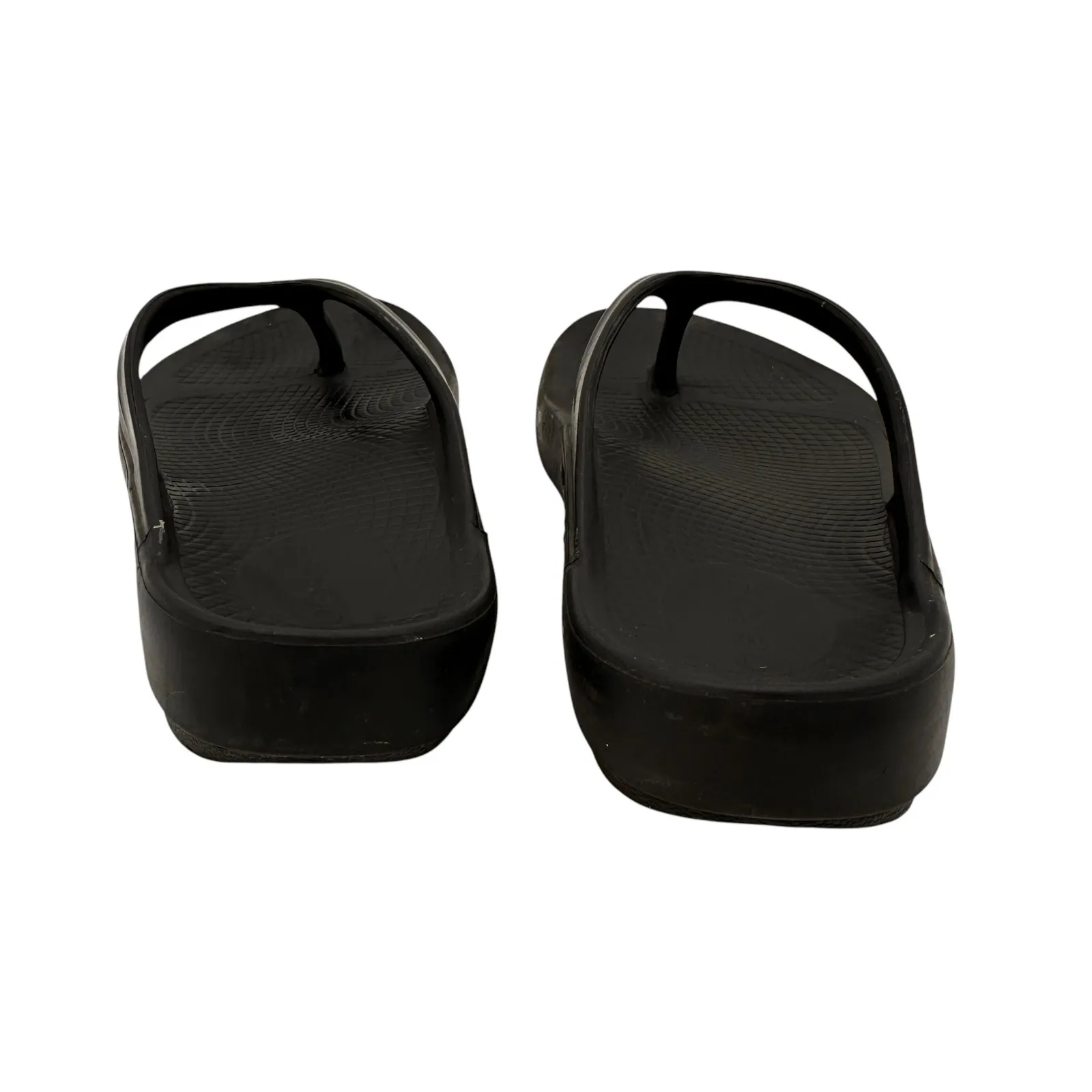 OOFOS OOlala Recovery Black Thong Sandals Size 5 / 36 - Image 7