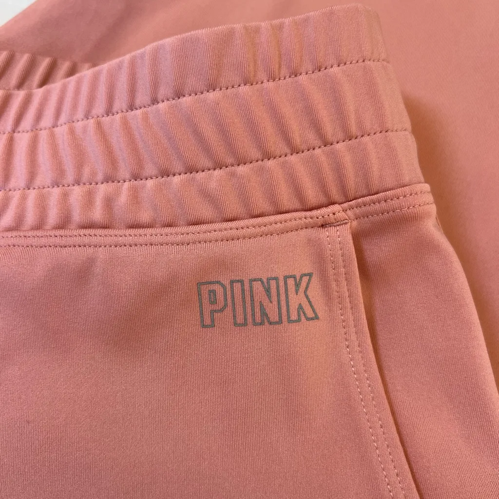 PINK Victoria's Secret Coral Jogger Pants Size‎ XL - Image 4