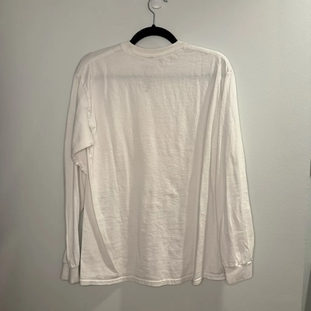 Harry Styles White Long Sleeve Love on Tour 2022 Merch Concert Shirt - Size M - Image 5