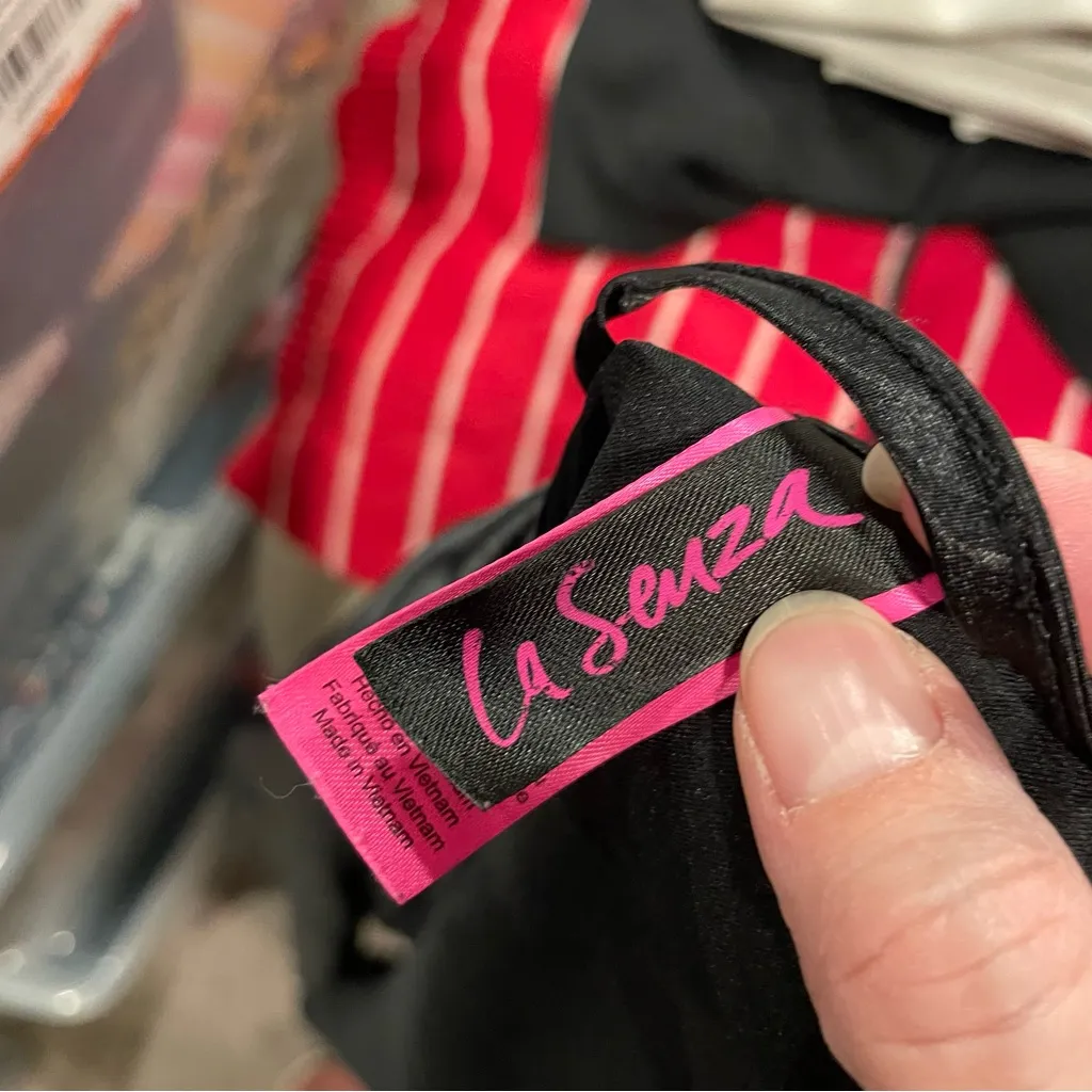 Black silky satin wine lace trim kimono robe whimsigoth midi - Image 6