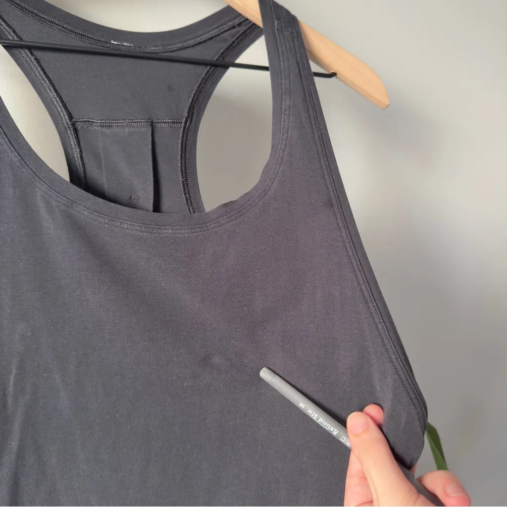 Lululemon Love Tank *Pleated in Black (First Release) Sleeveless Top Pima Cotton - Image 11
