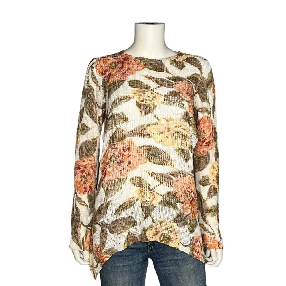 Show Me Your Mumu Magnolia Festibell Floral Sweater Size M - Image 4