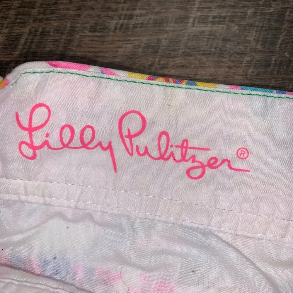 Lilly Pulitzer Walsh Shorts Resort White Summer Haze Size 6 - Image 9