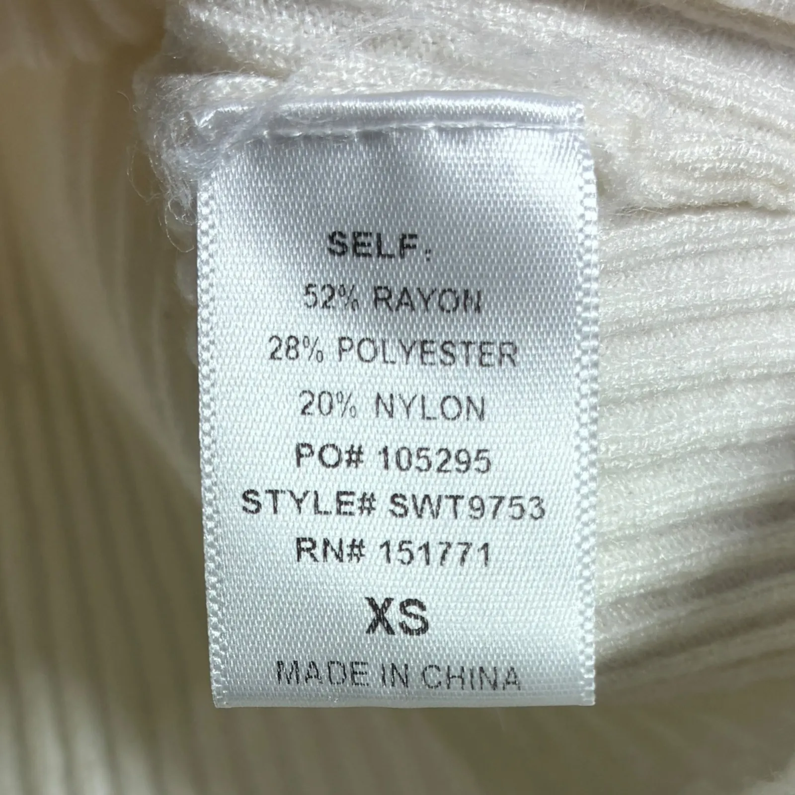 Le Lis Ribbed Knit Sleeveless Tank Top Cream Casual Basic Wardrobe Essential - Image 5