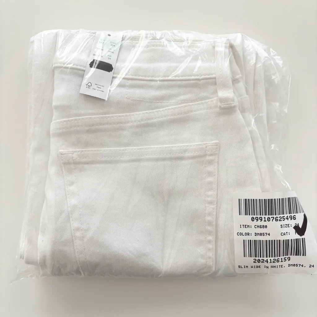 NWT J. Crew Slim-wide Jean White - Image 5