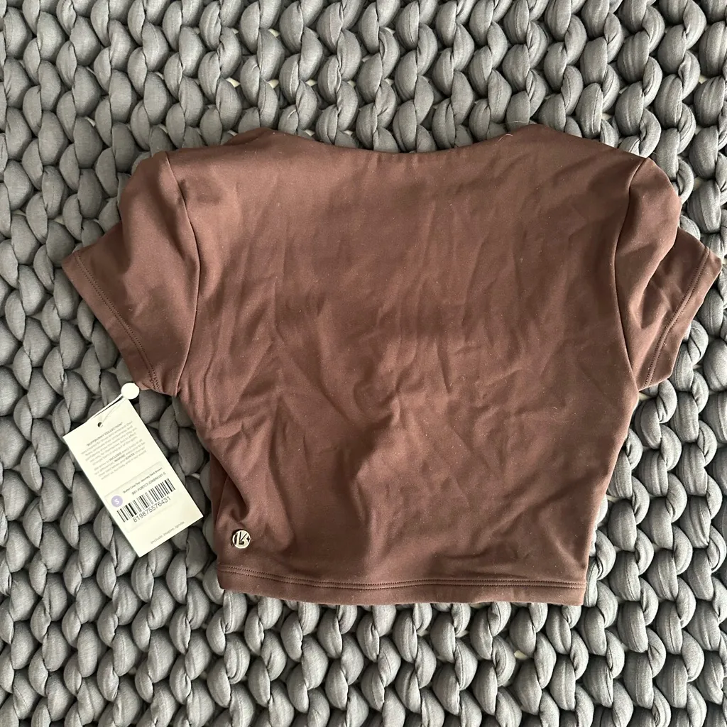 Buff Bunny Butter Crop Top Brown - Image 6