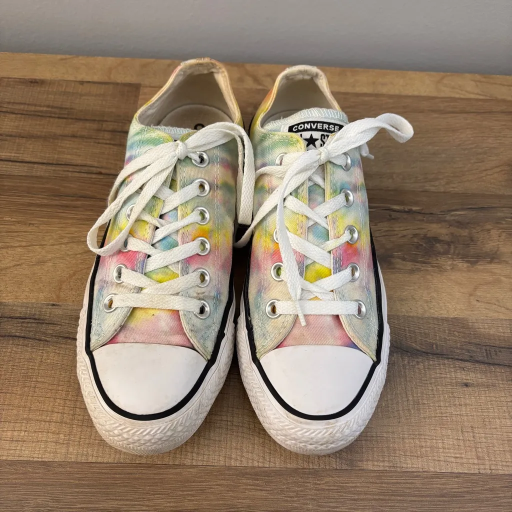 Converse Chuck Taylor All Star Tie Dye Low Rise Sneakers Shoes - Image 6