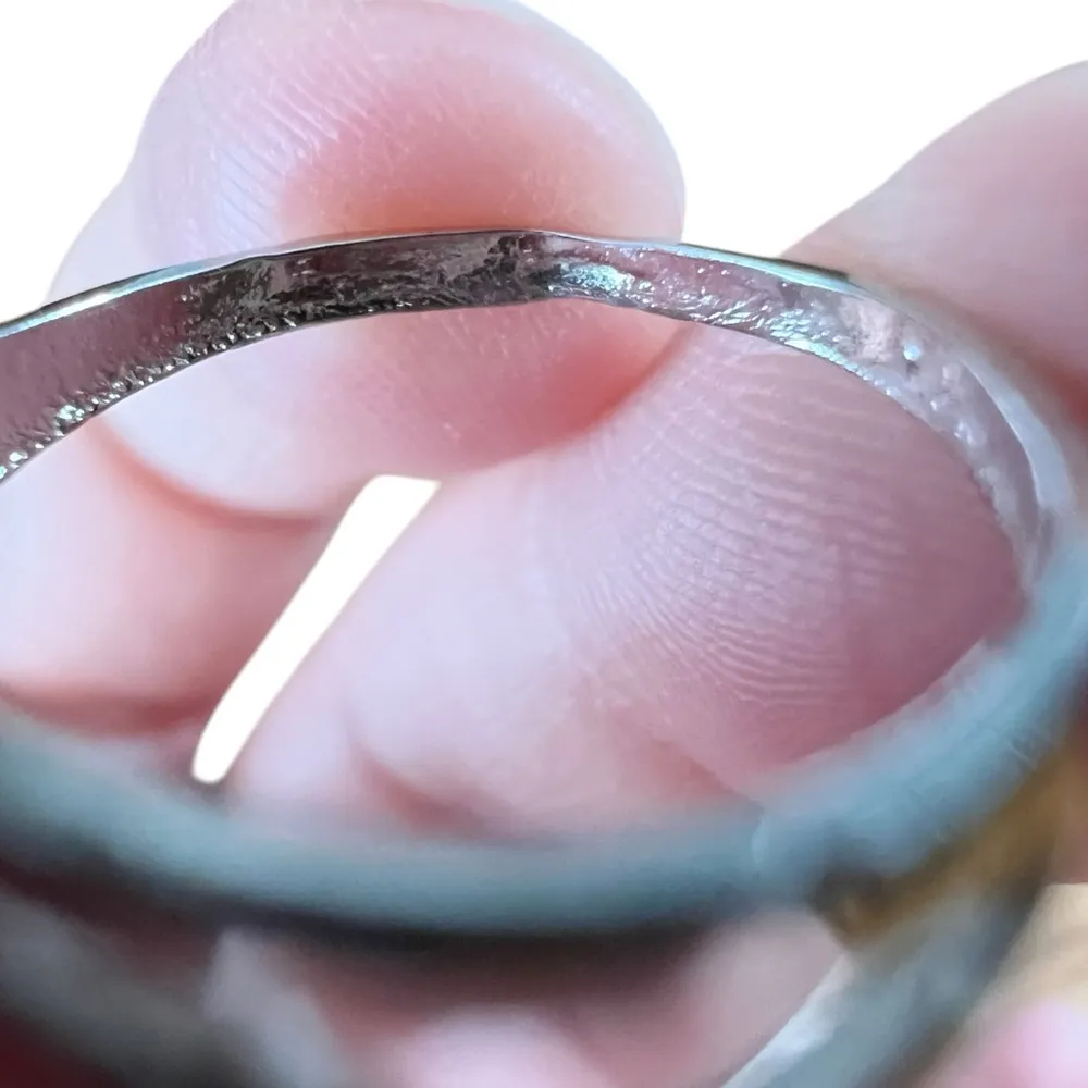 Silver Tone Dainty Treble Clef Music Thin Band Ring - Image 10