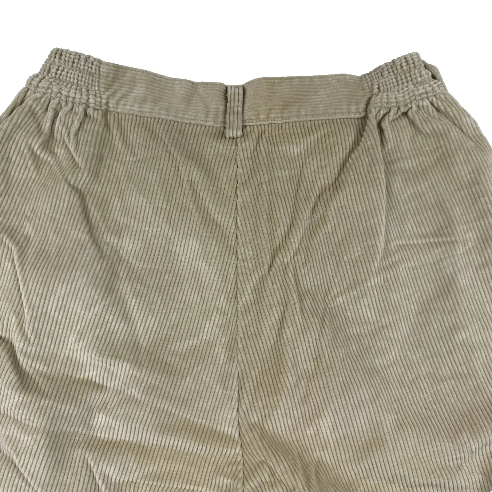 Vintage Woolrich Corduroy City Shorts 27"x10" Wide Leg Brown/Tan Academia Preppy - Image 5