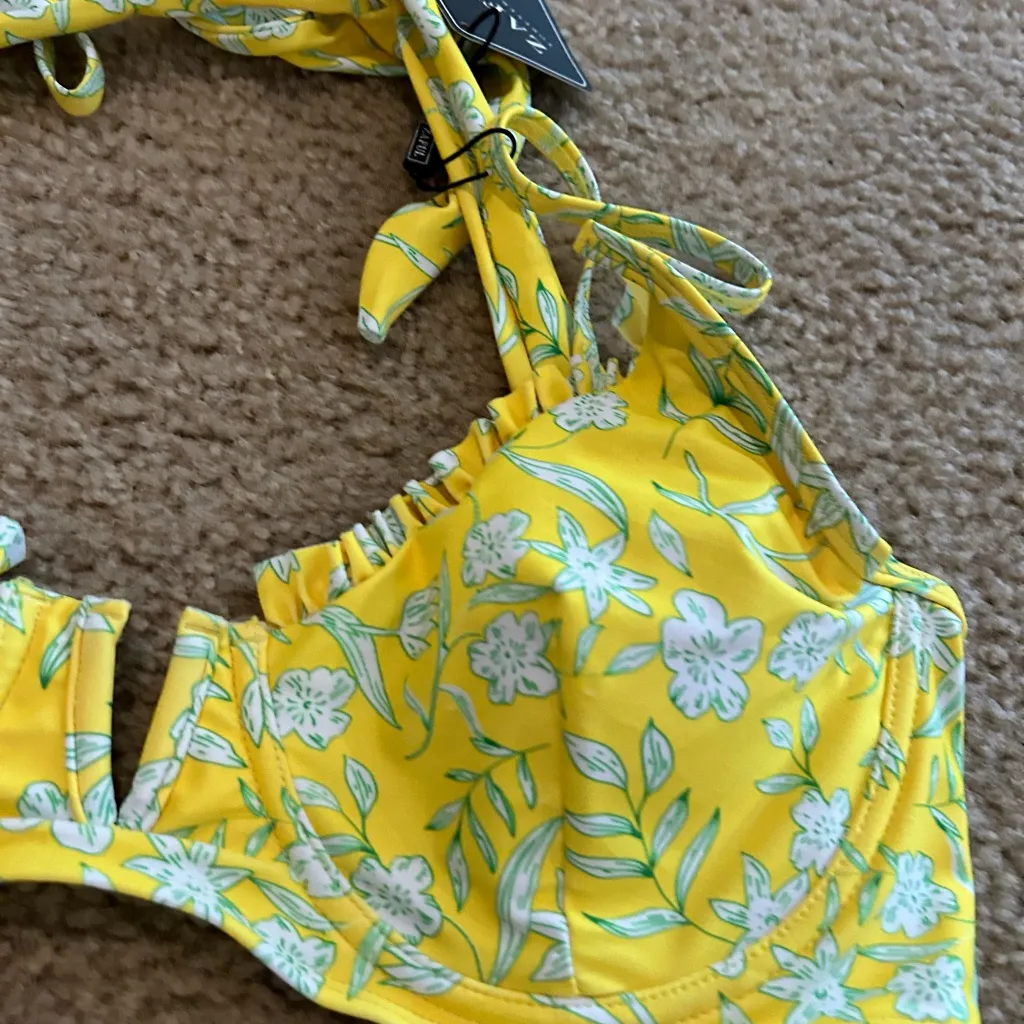 Bathing suit 2 pcs set top bottom size uk 14 us 10 eu 42 unused no tags - Image 5