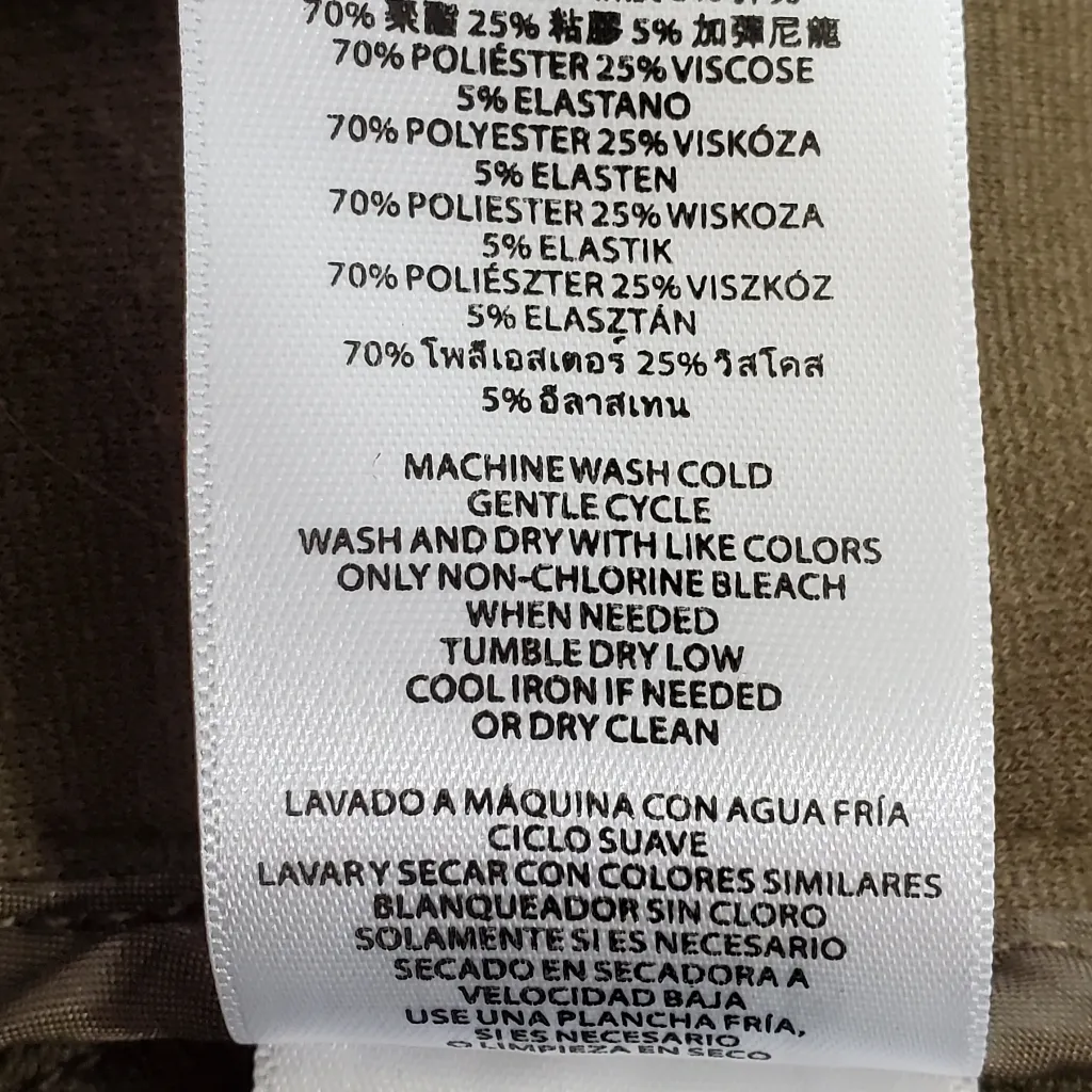 Michael Kors‎ Women's Olive Stretch Pants. Size 10 - Image 7