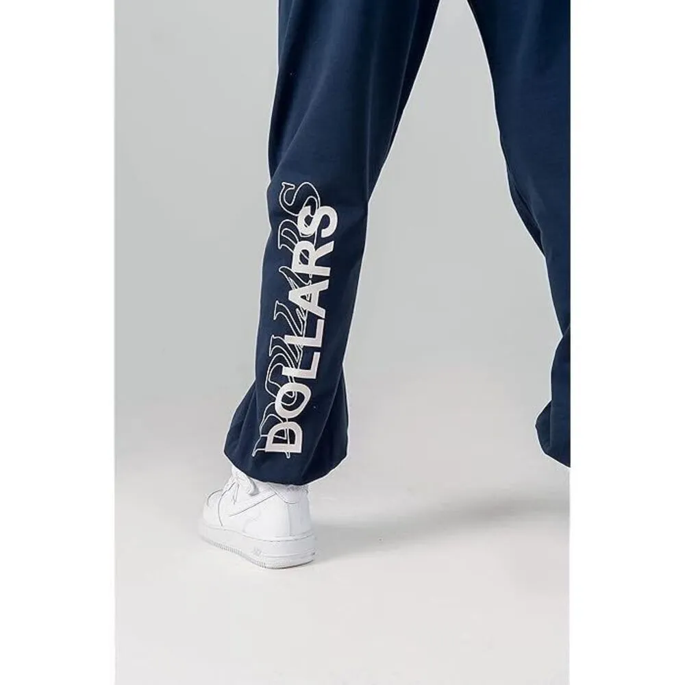 ✨The Mayfair Group It Costs Zero Dollars Graphic S/M Sweatpants✨ Blue - Image 6