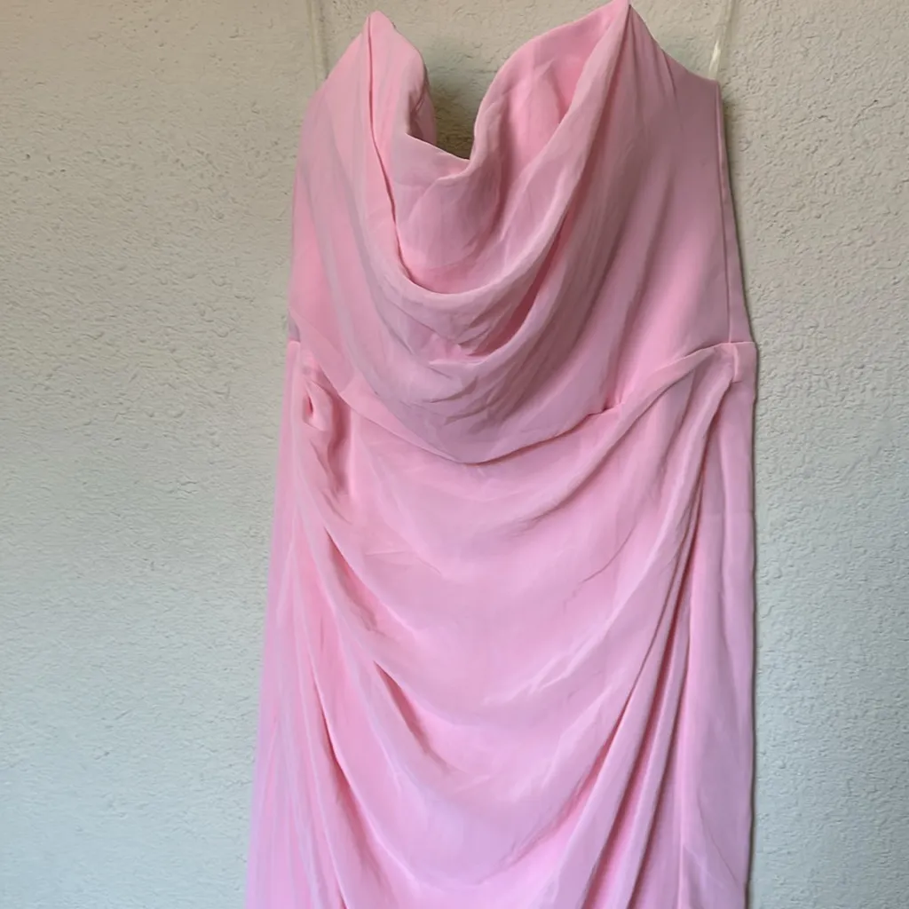 House of CB Adrienne Pink Quartz Strapless Gown NWOT size‎ XL - Image 16
