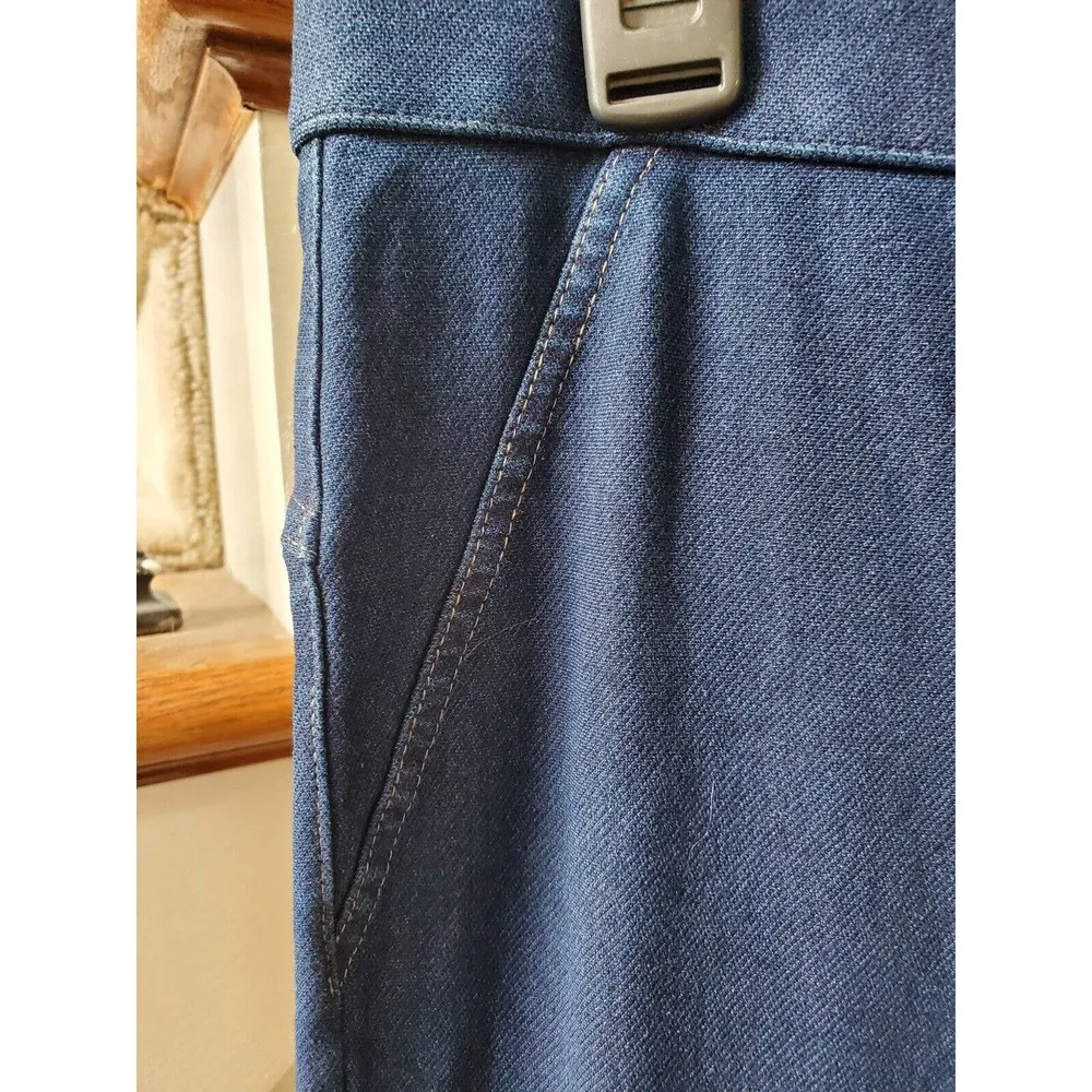 Nordstrom Womens Blue Denim Cotton Comfort Waist Leggings Jeans Pant Size Medium - Image 4