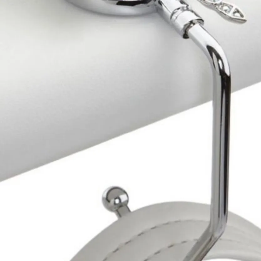 Spring Street  Butterfly Purple Enameled Bag Hook Table Hanger - Image 2