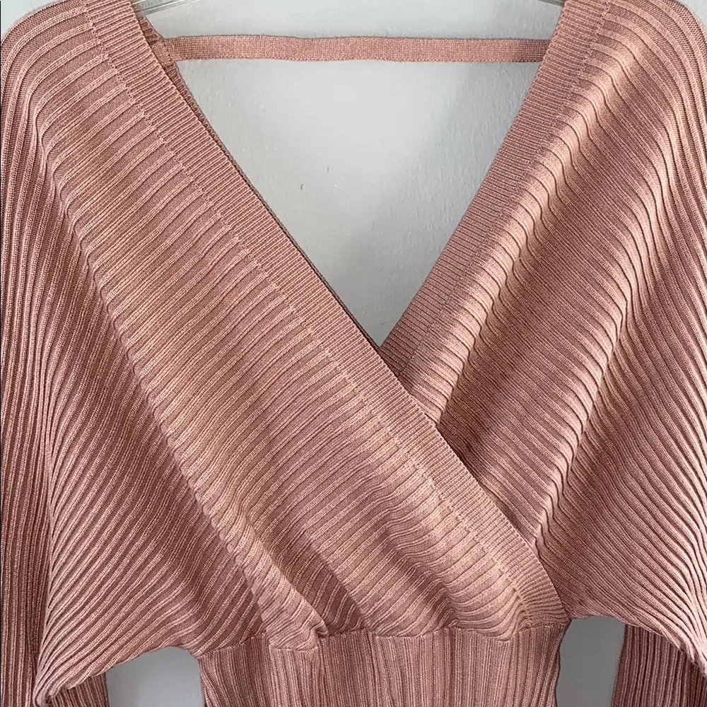 Love Tree Pink Buttoned Long Sleeve Dress - Image 6