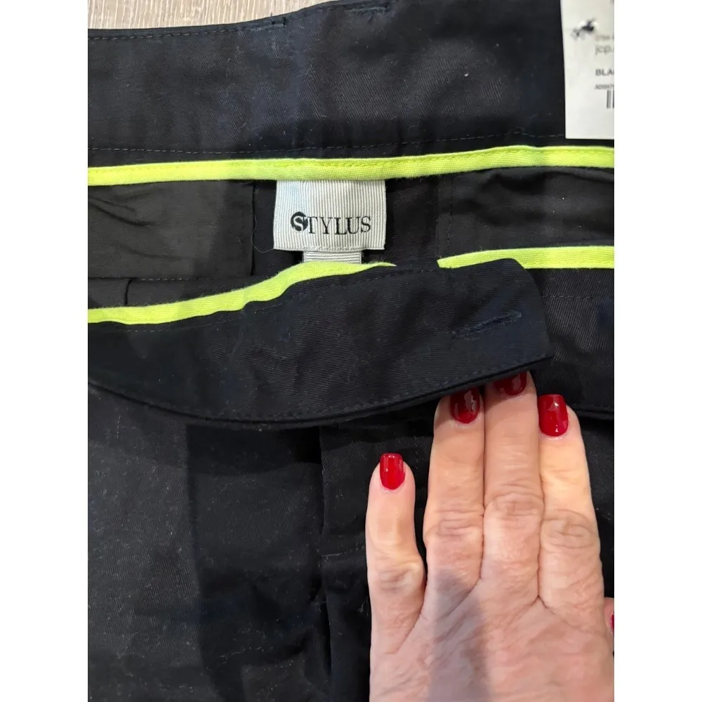 Stylus Black Shorts ‎ Career Casual Size 6 - Image 2