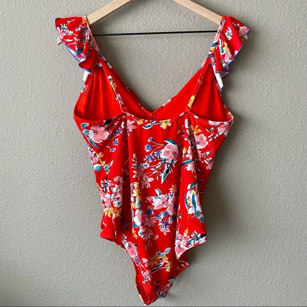 Jessica Simpson Chantilly One Piece Swimsuit B4 - Image 5