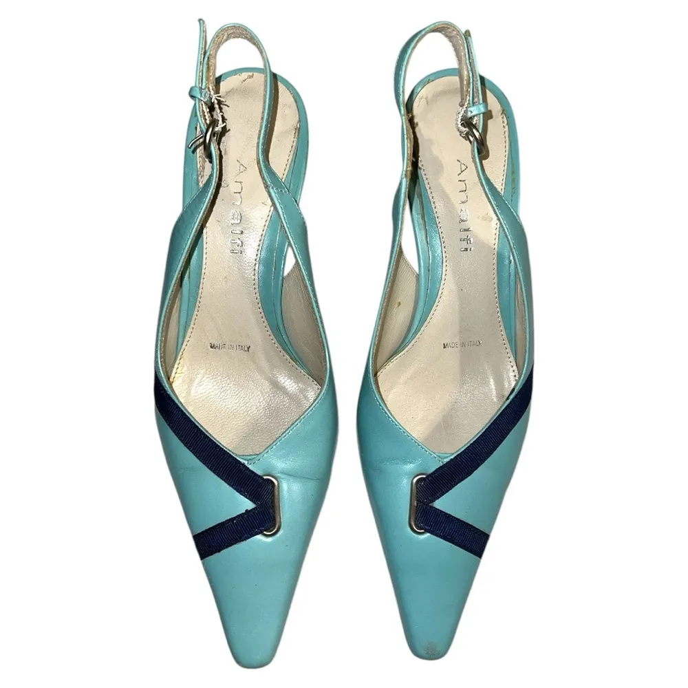 Amalfi Women's Blue Slingback Shoes Size undefined - Image 4