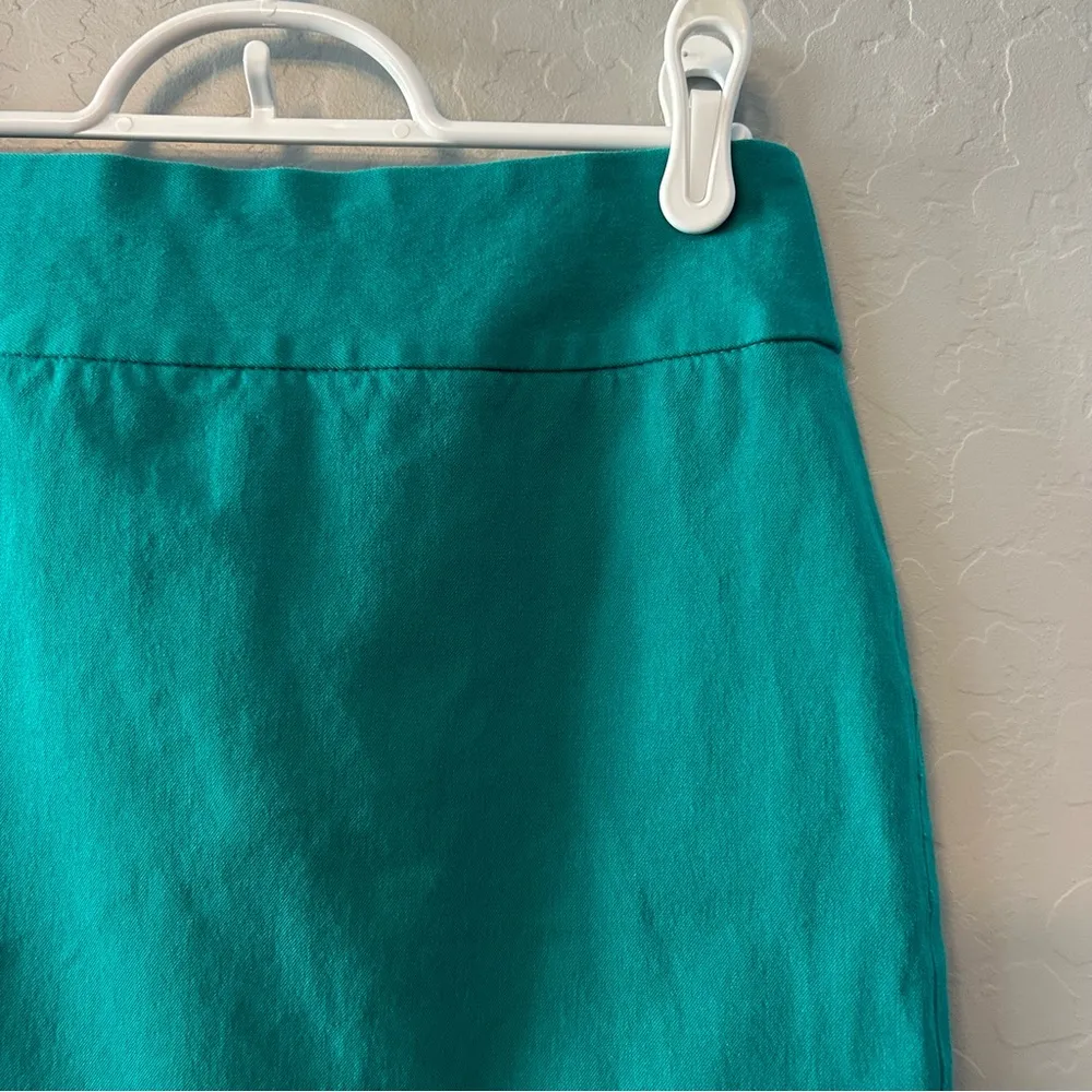 Banana Republic Sloan green pencil skirt size 0 - Image 3