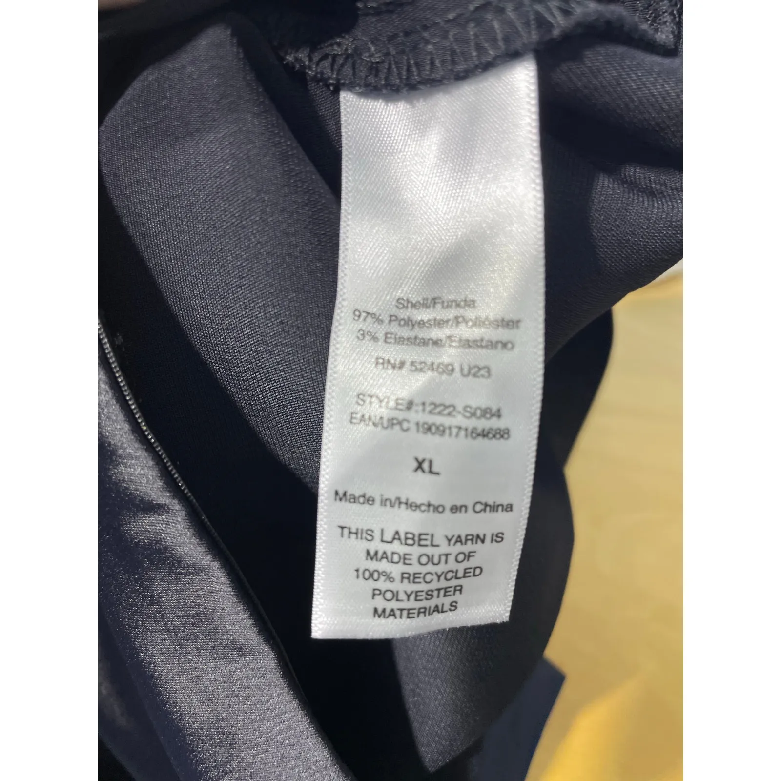 Y2K Scoop Skirt XL Black Satin Asymmetric Whimsygoth Cyber Skater Office Siren - Image 6