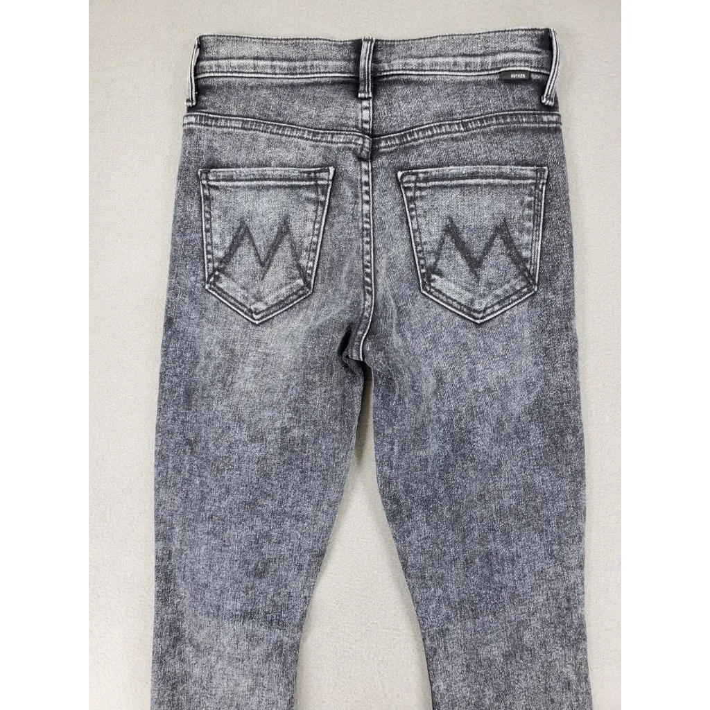 Mother Stunner Jeans Womens 25 Train Stops Faded Black Button Fly Stretch Skinny - Image 10
