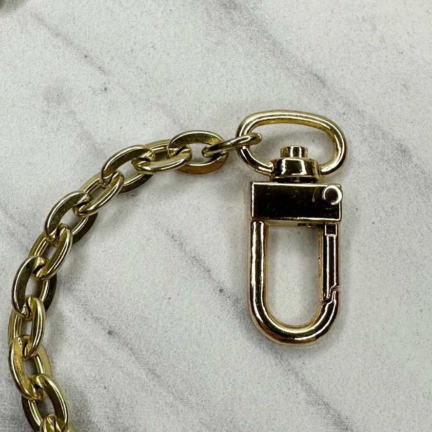Gold Tone Chain Purse Strap 41" Crossbody Shoulder Bag Replacement ✨ - Image 11