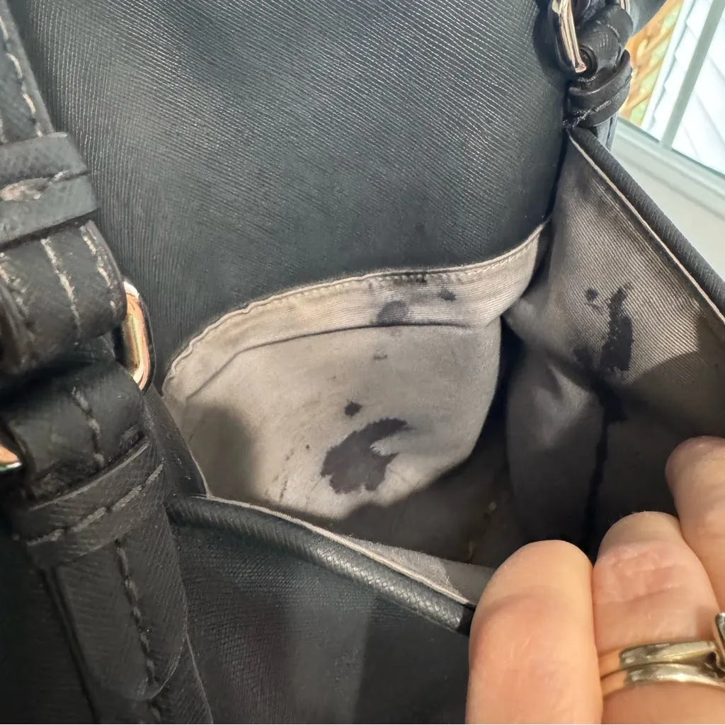 Coach Black Peyton Leather Jordan Carryall Tote Bag - Image 8