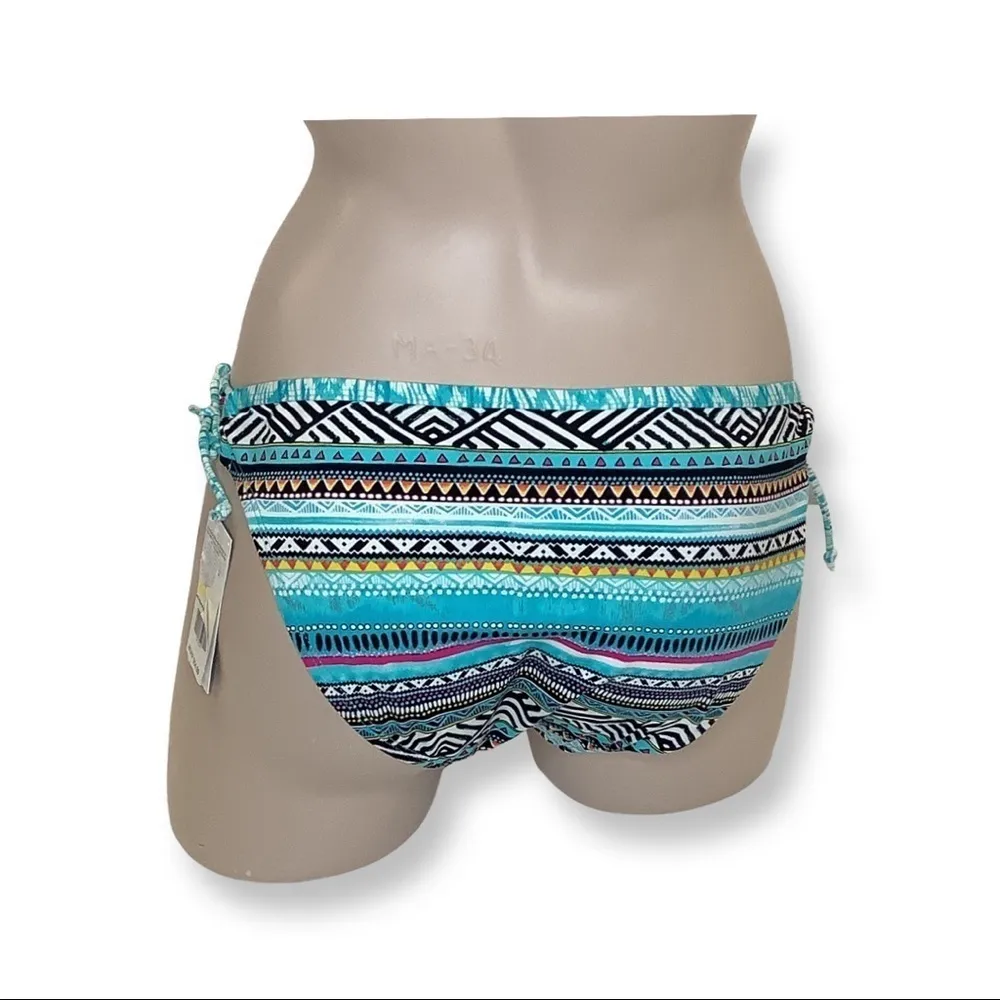 Kenneth Cole Reaction Size Medium Aqua Bikini Bottom. New With Tags - Image 3