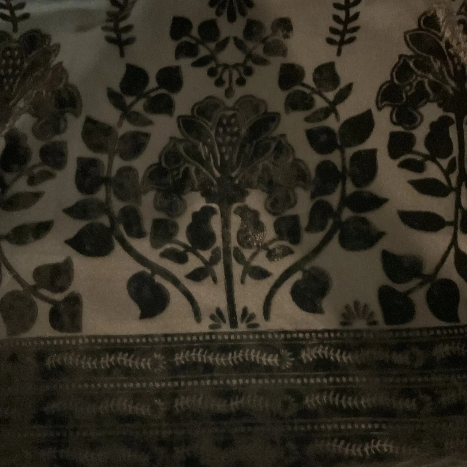 H&M Deep V Neck Tiered Waistband Velvet Embossed Skirt Cocktail Dress Sz 10 NWT - Image 14