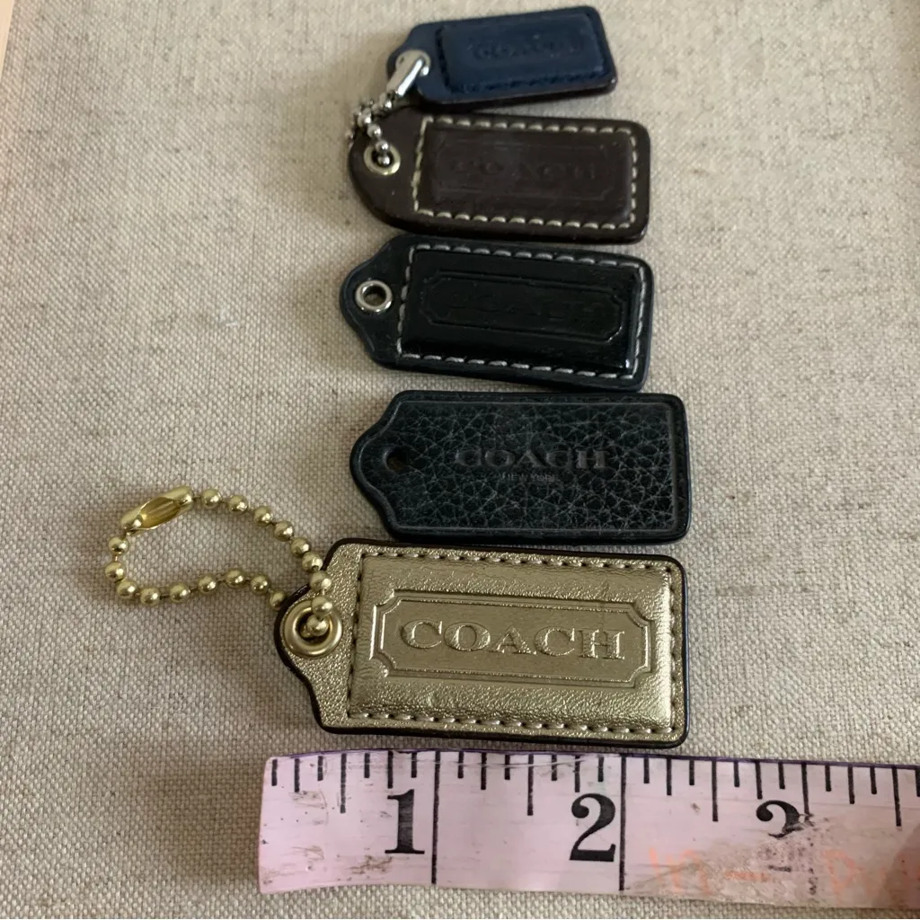 coach Vintage leather dog tags - Image 6