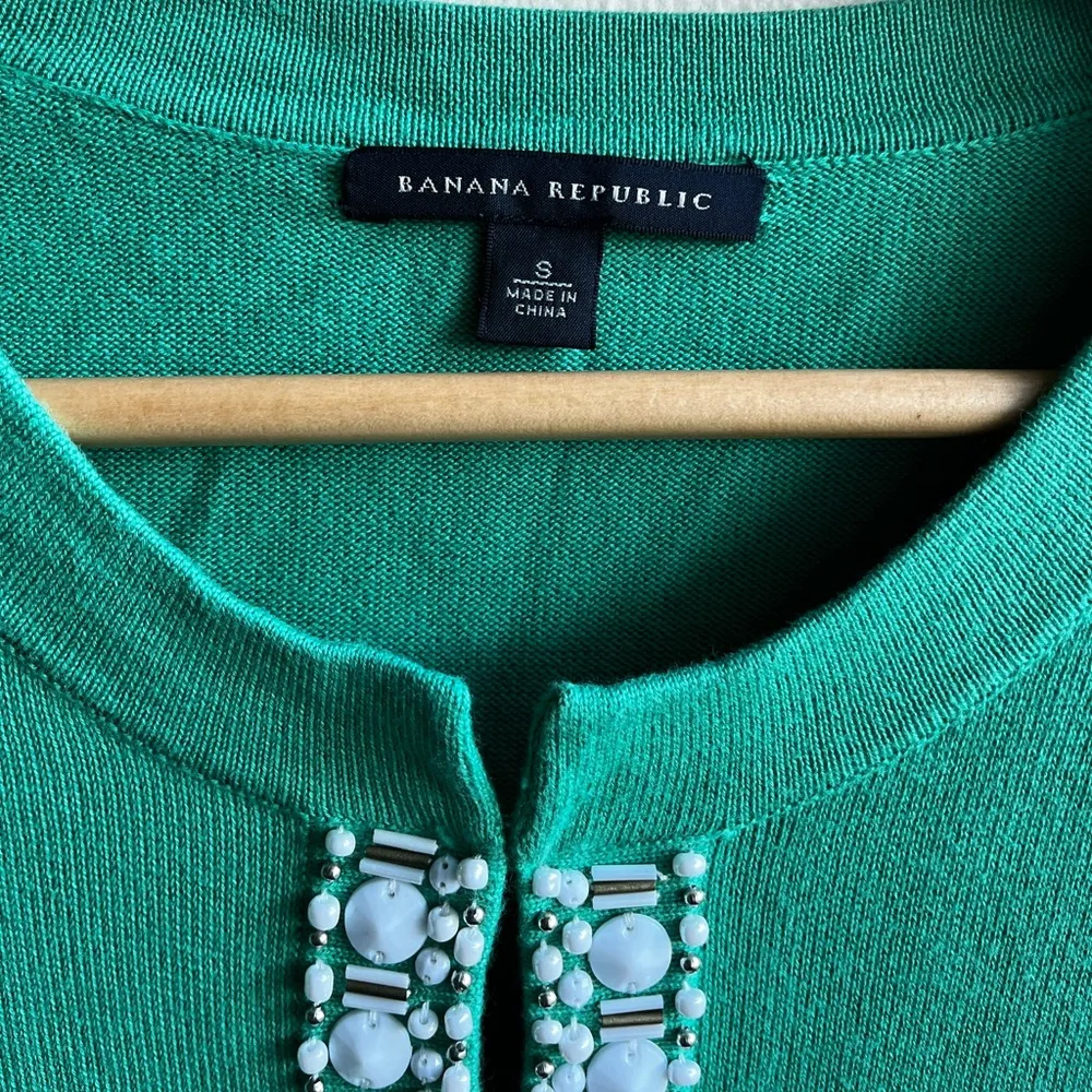 Banana Republic 100% cotton cardigan - Image 4